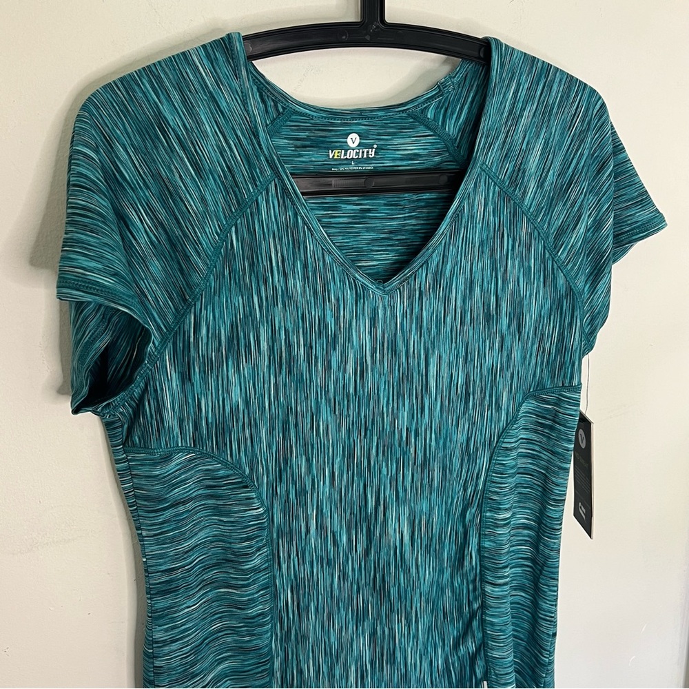 Velocity Teal Short Sleeve Top
